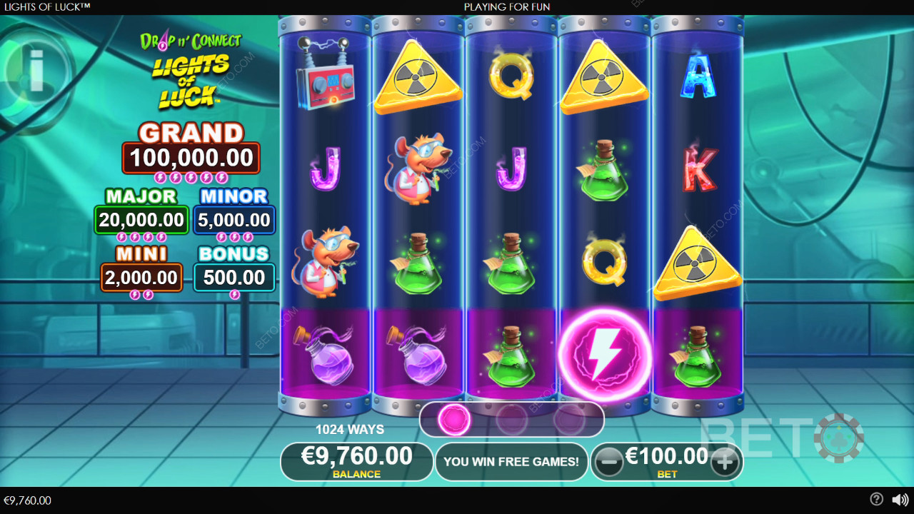 Lights Of Luck felülvizsgálata BETO Slots által