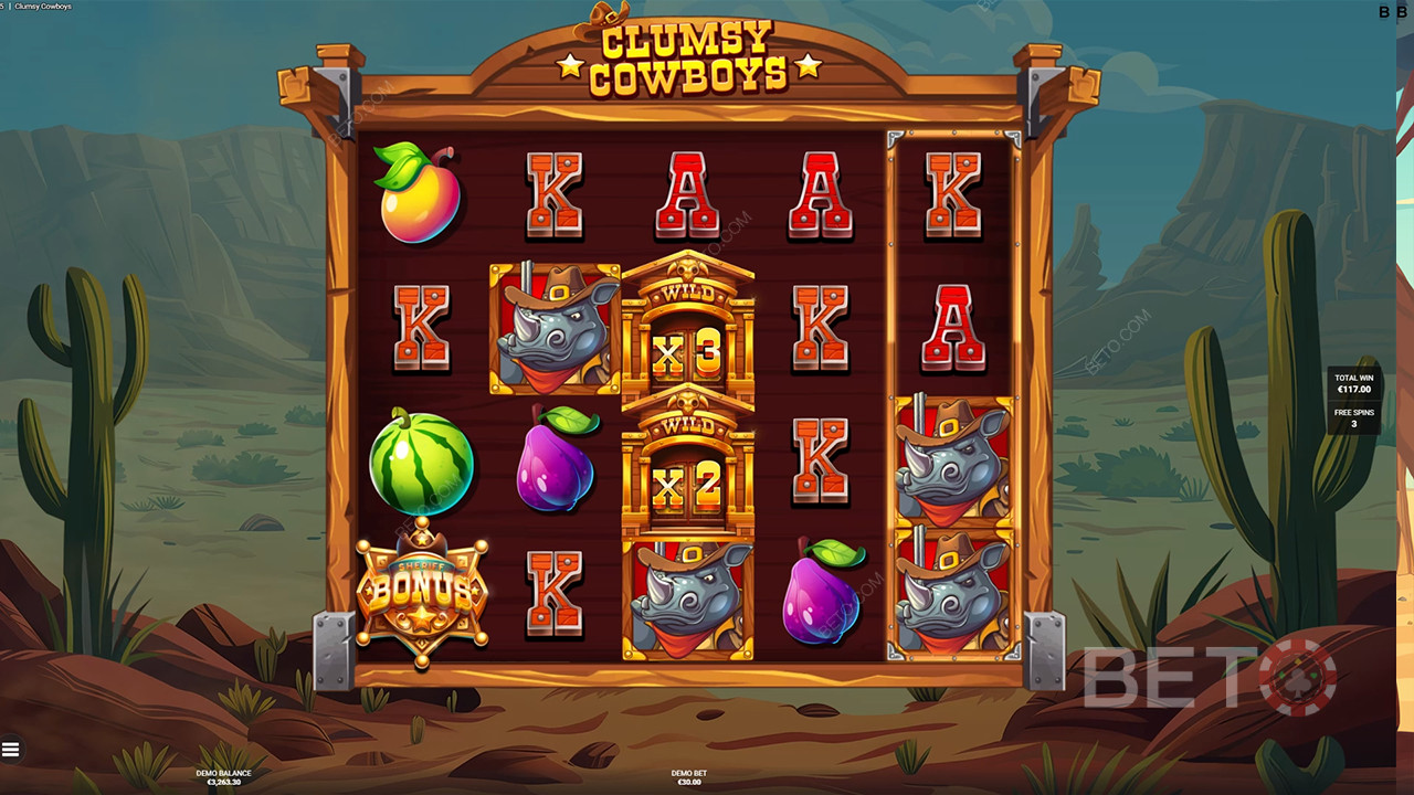 Ügyetlen cowboyok felülvizsgálata a BETO Slots által