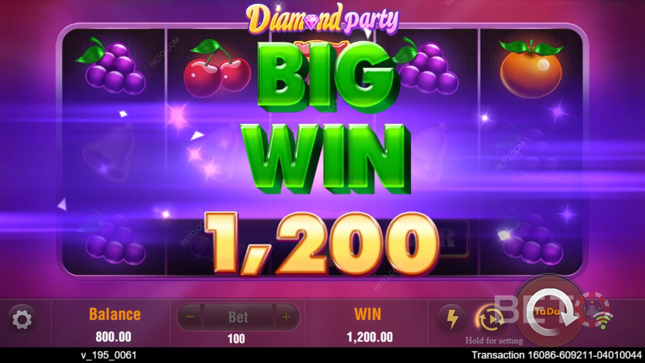 Diamond Party felülvizsgálata a BETO Slots által