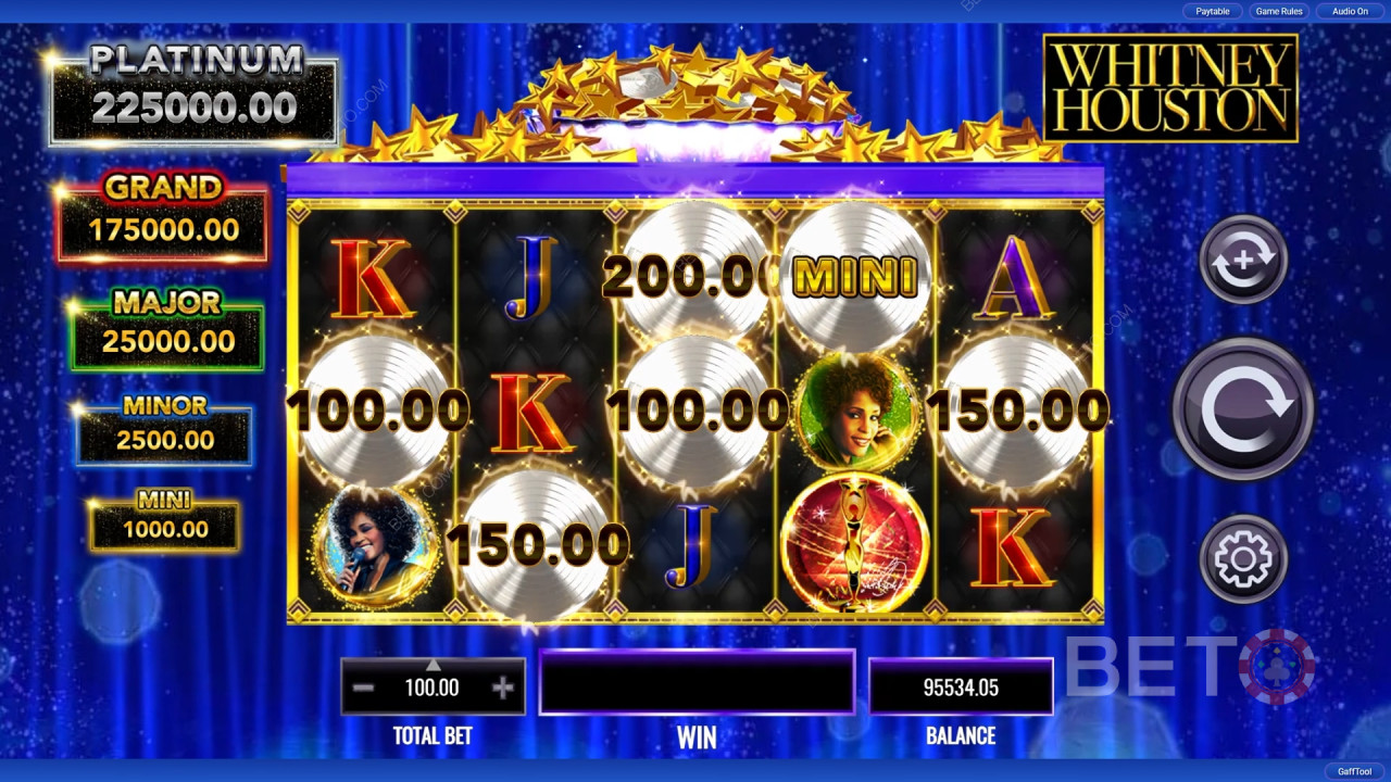 Whitney Houston felülvizsgálata a BETO Slots által