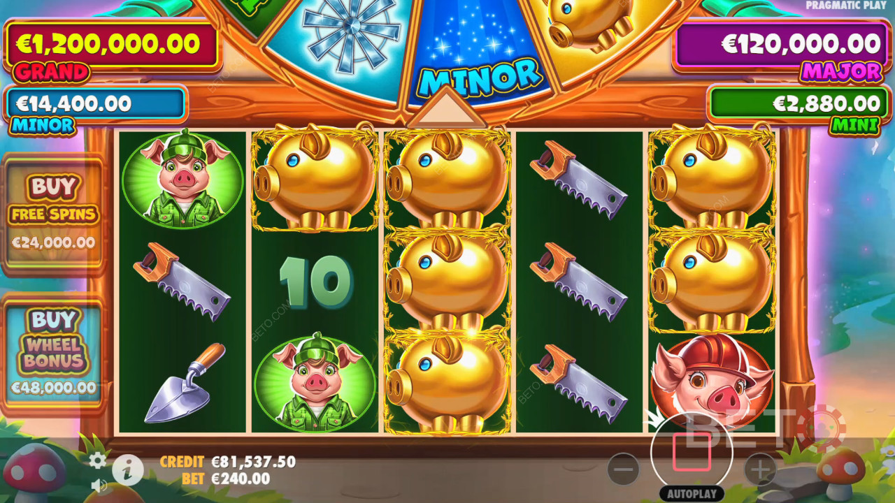 Brick House Bonanza felülvizsgálata BETO Slots által