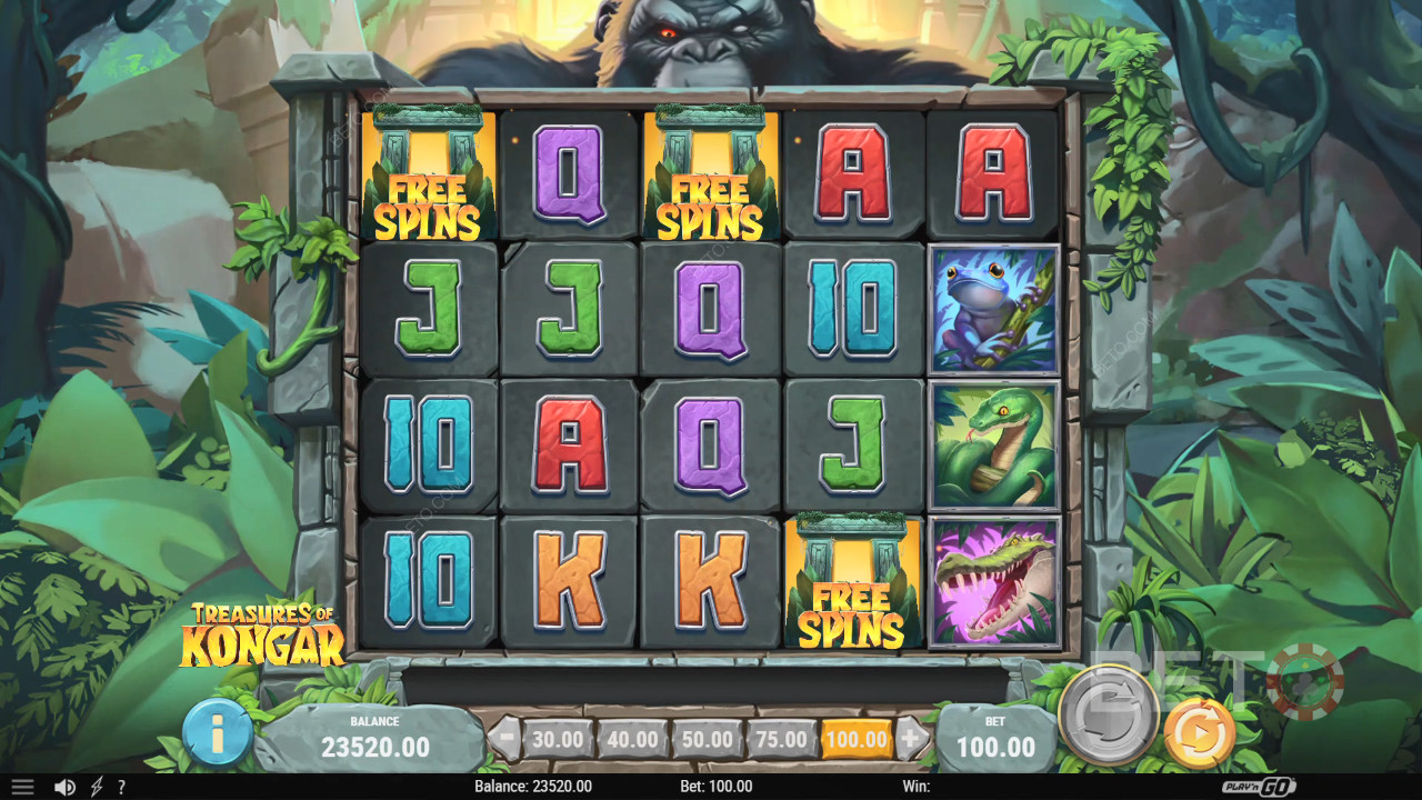 Treasures of Kongar felülvizsgálata a BETO Slots által