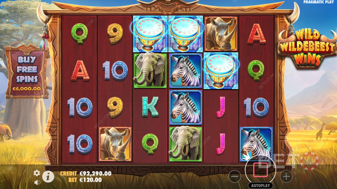 Wild Wildebeest Wins felülvizsgálata BETO Slots által