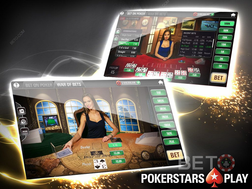 Tervezés és felhasználóbarát PokerStars kaszinó
