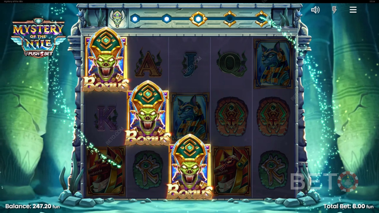 Mystery of the Nile felülvizsgálata a BETO Slots által