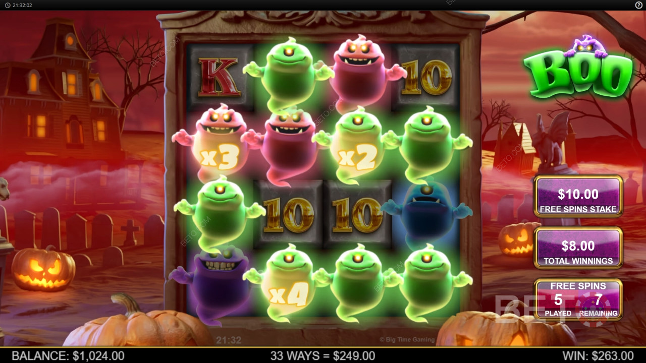Boo felülvizsgálata BETO Slots által