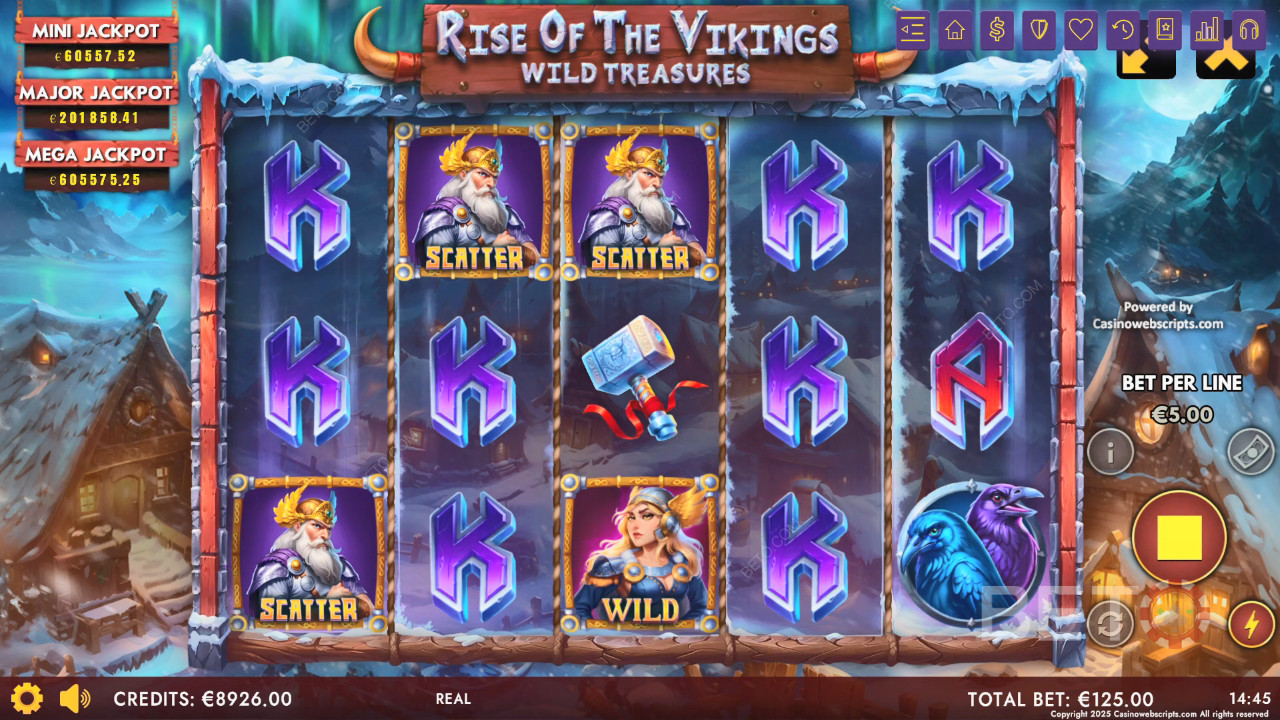 Rise of The Vikings - Wild Treasures felülvizsgálata BETO Slots által