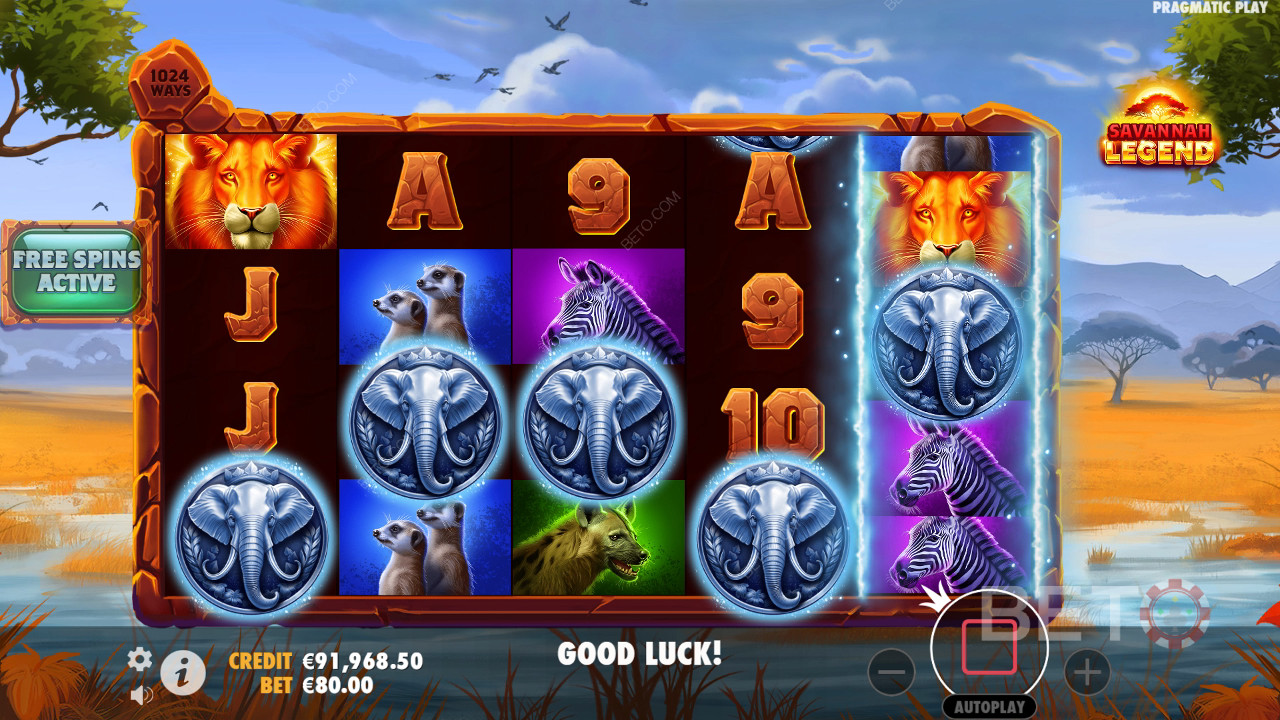 Savannah Legend felülvizsgálata BETO Slots által