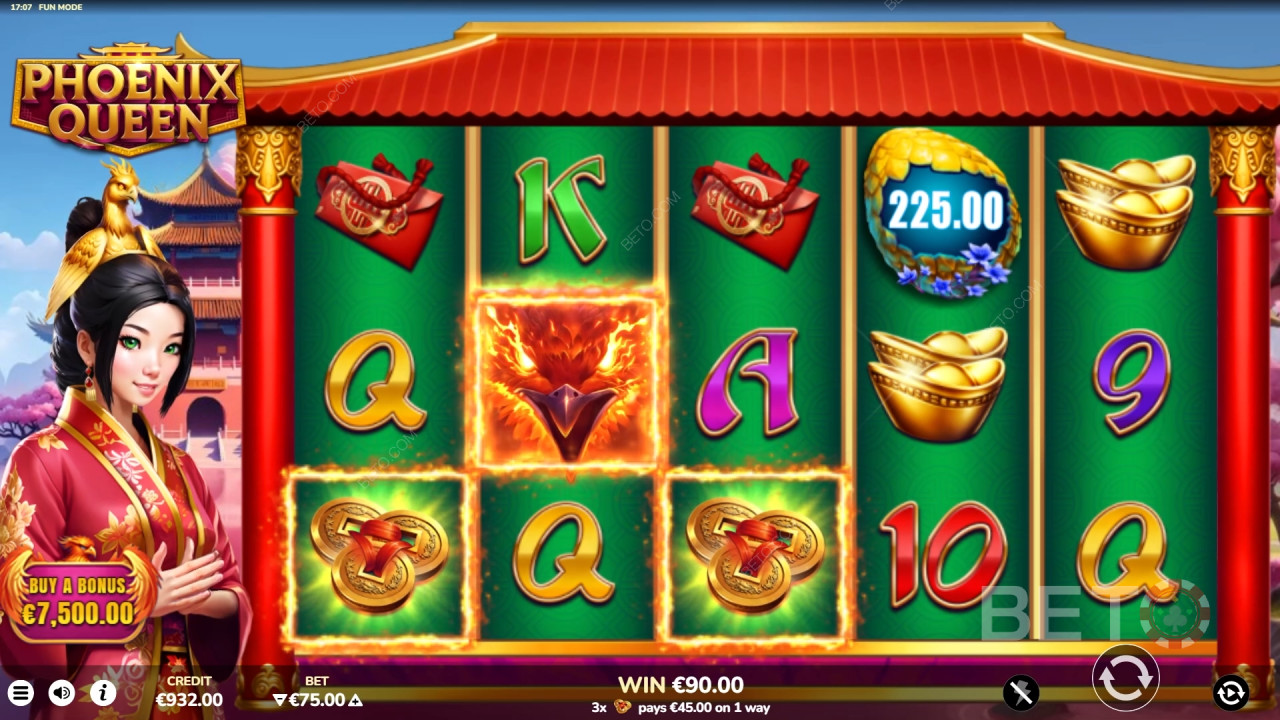 Phoenix Queen felülvizsgálata a BETO Slots által