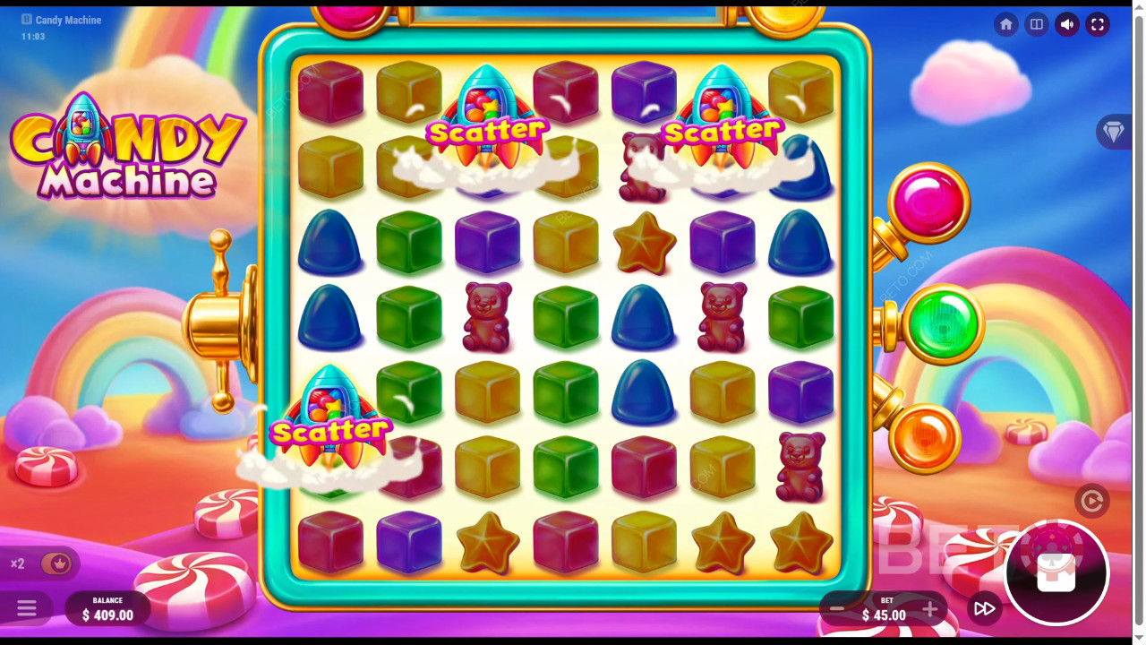 Candy Machine felülvizsgálata BETO Slots által