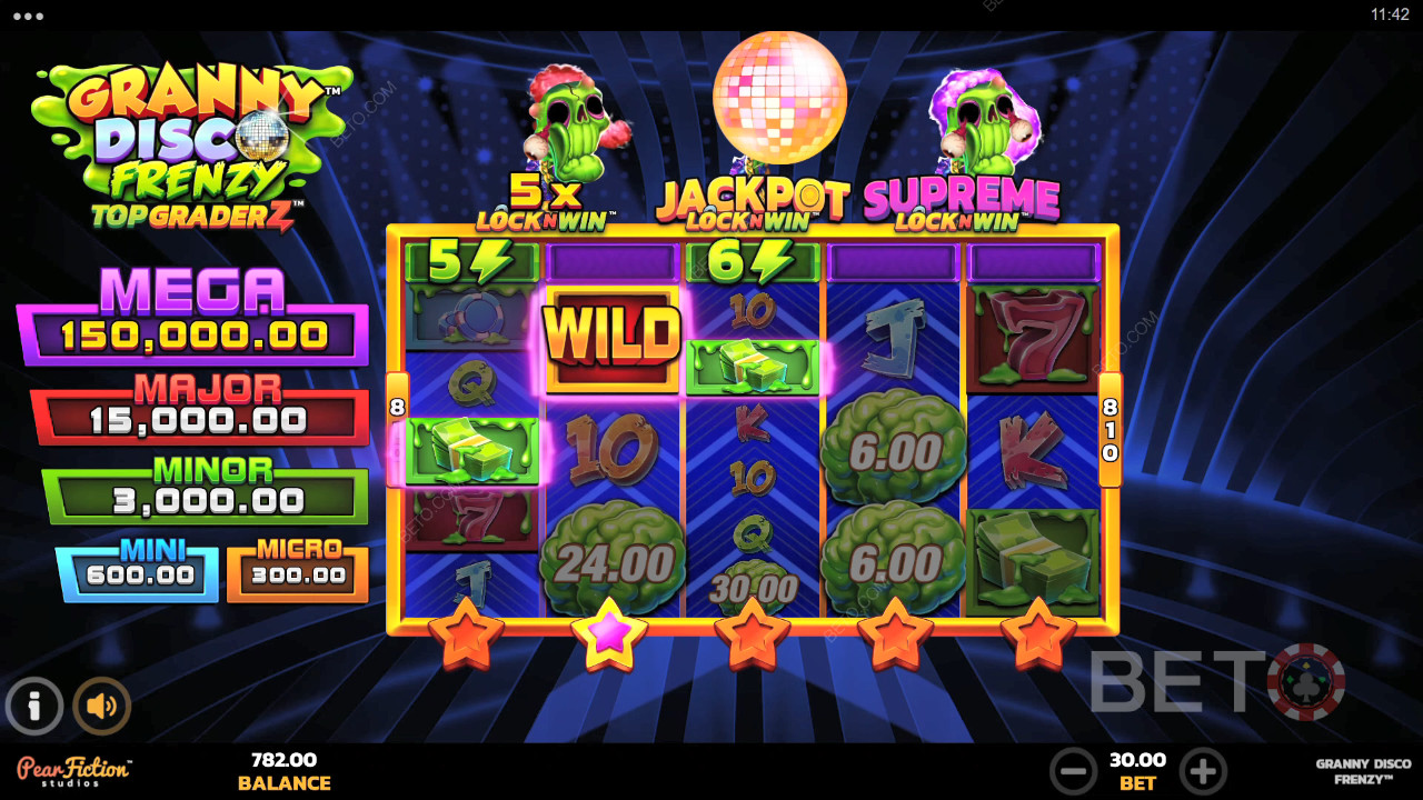 Granny Disco Frenzy felülvizsgálata BETO Slots által