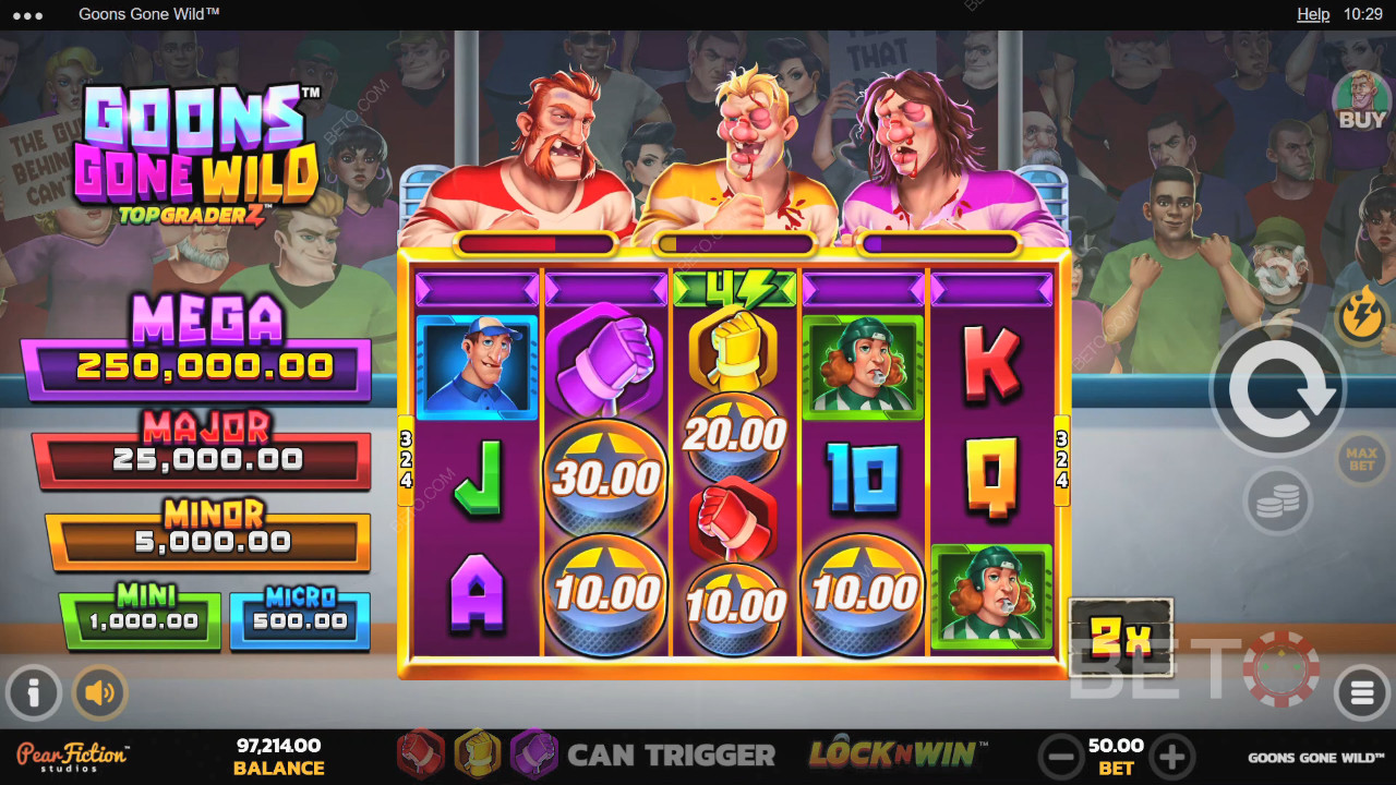 Goons Gone Wild felülvizsgálata a BETO Slots által