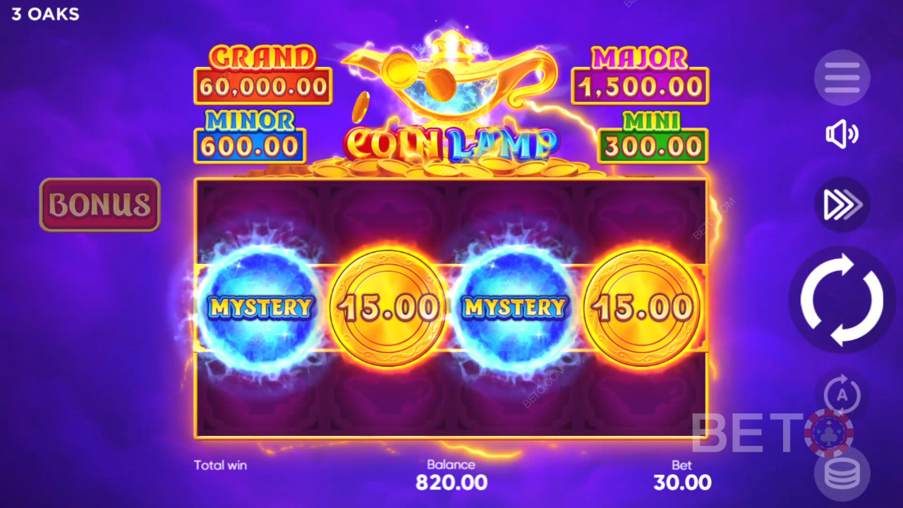 Coin Lamp felülvizsgálata BETO Slots által