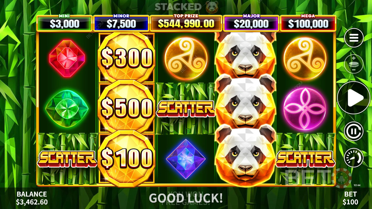 Panda Hold & Spin felülvizsgálata a BETO Slots által