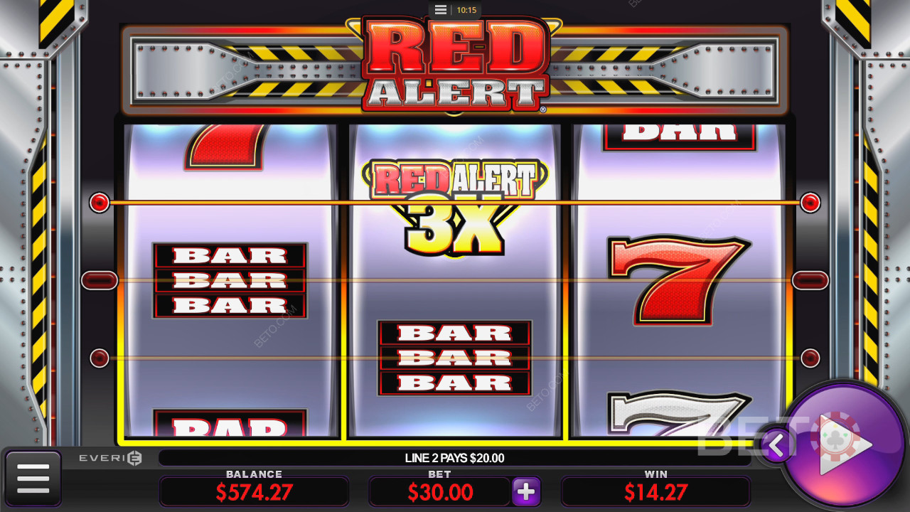 Red Alert felülvizsgálata BETO Slots által