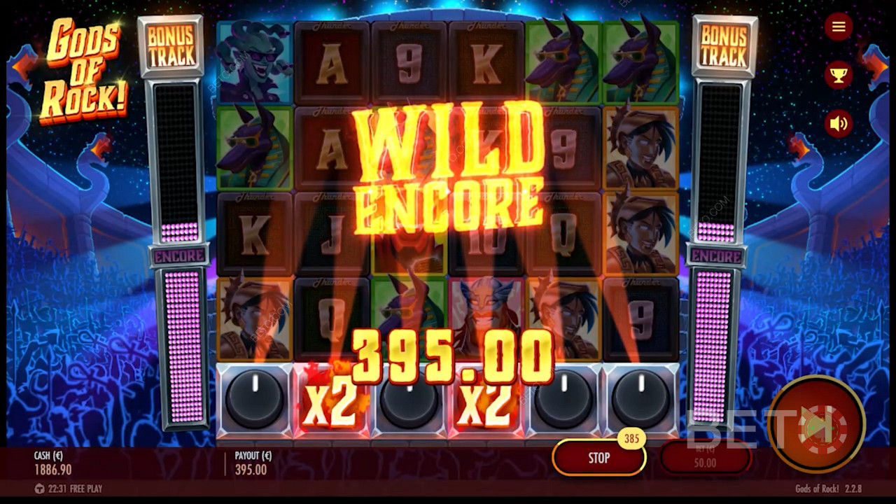 Töltsd fel a mérőt egy bizonyos szintre, és nyerj 1-3 Charged Wildot a Gods of Rock nyerőgépben.