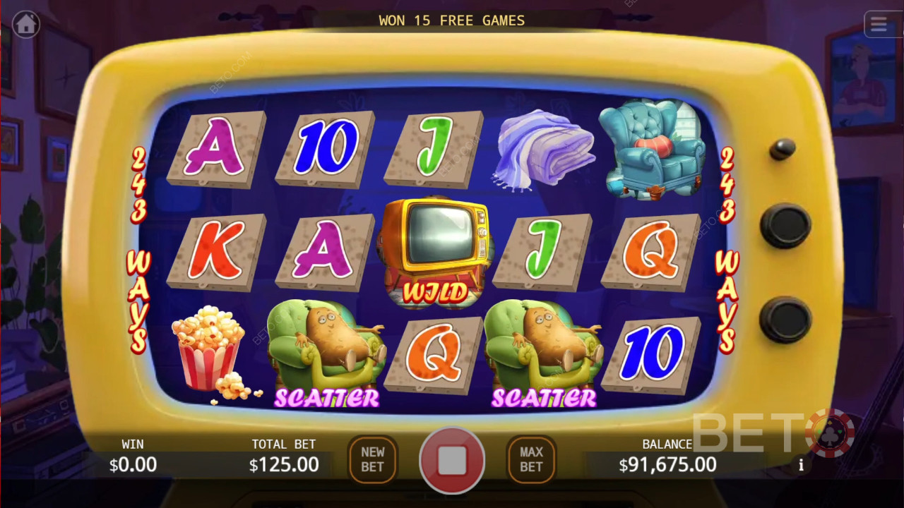 Couch Potato felülvizsgálata BETO Slots által