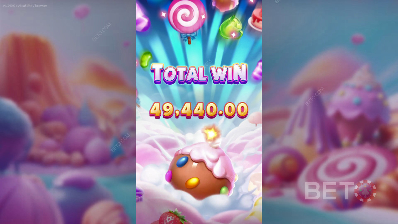 Nyerj 25,000-szeres tétet a Pop Pop Candy 1000 online nyerőgépen!