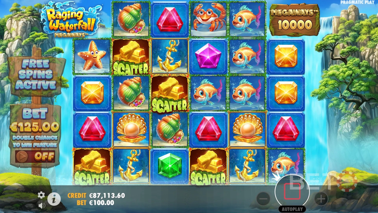 Dühöngő vízesés Megaways felülvizsgálata BETO Slots által