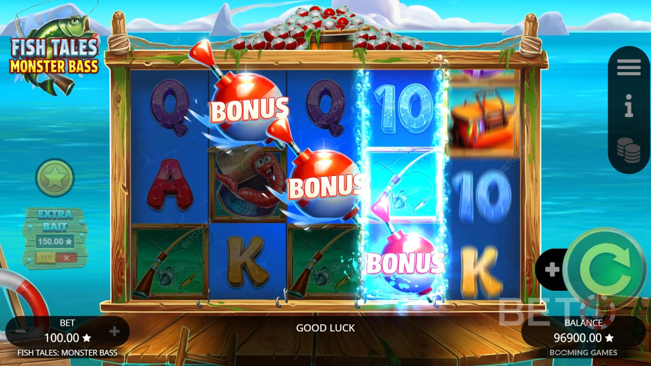 Fish Tales Monster Bass felülvizsgálata BETO Slots által