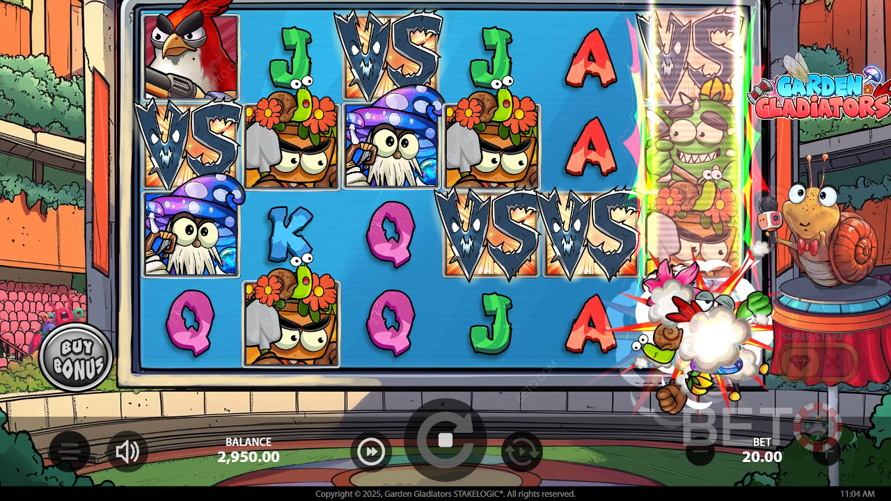 Garden Gladiators felülvizsgálata a BETO Slots által
