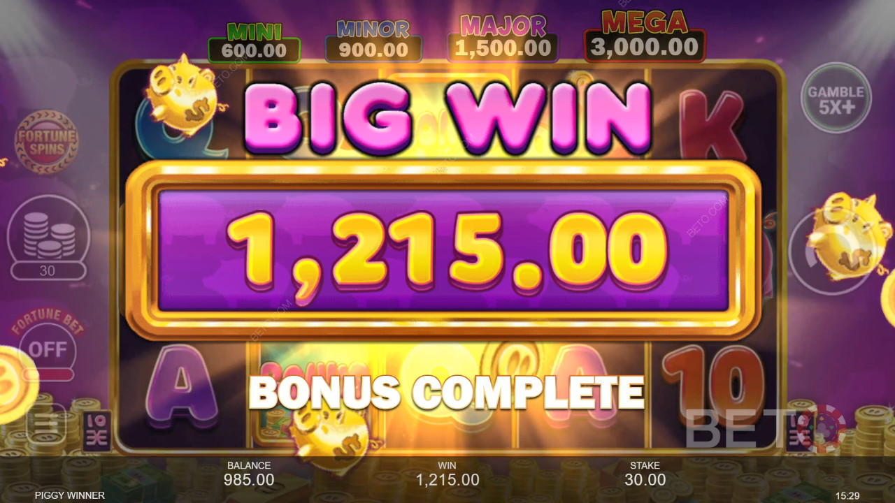 Nyerjen 8,333-szoros tétet a Piggy Winner nyerőgépen!