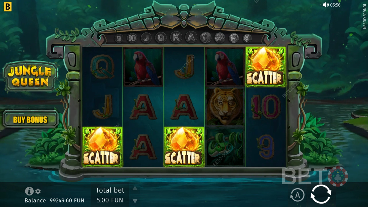 Jungle Queen felülvizsgálata a BETO Slots által