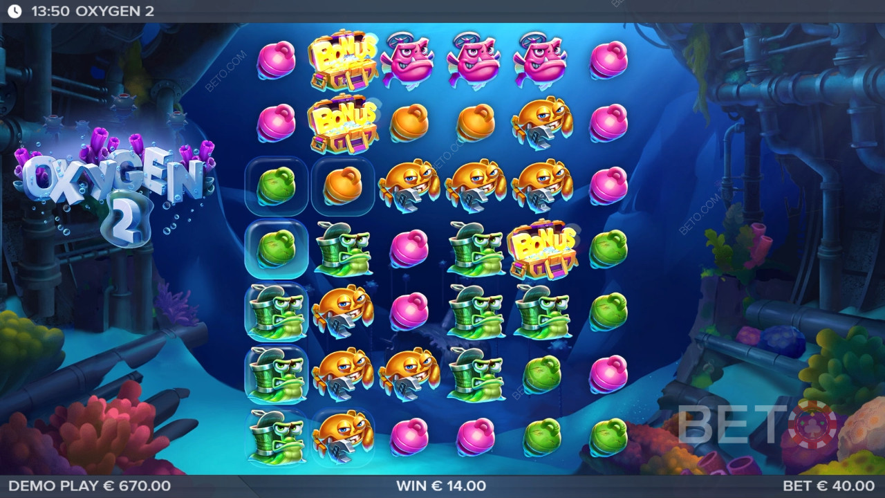 Oxygen 2 felülvizsgálata a BETO Slots által