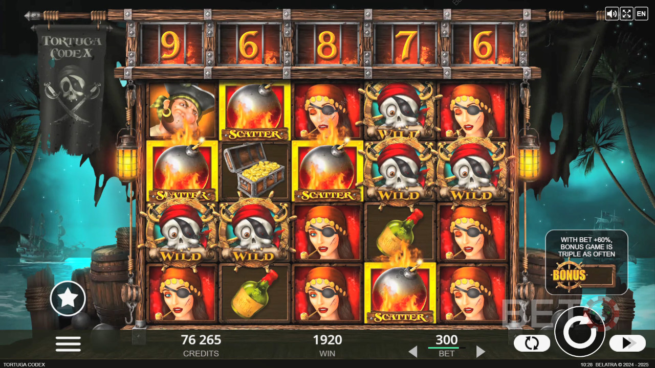 Tortuga Codex felülvizsgálata BETO Slots által