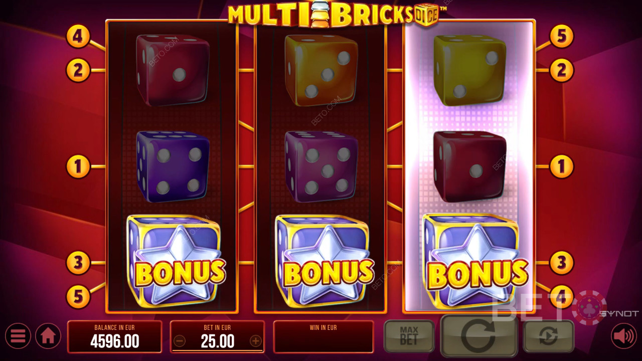 Multi Bricks Dice felülvizsgálata BETO Slots által