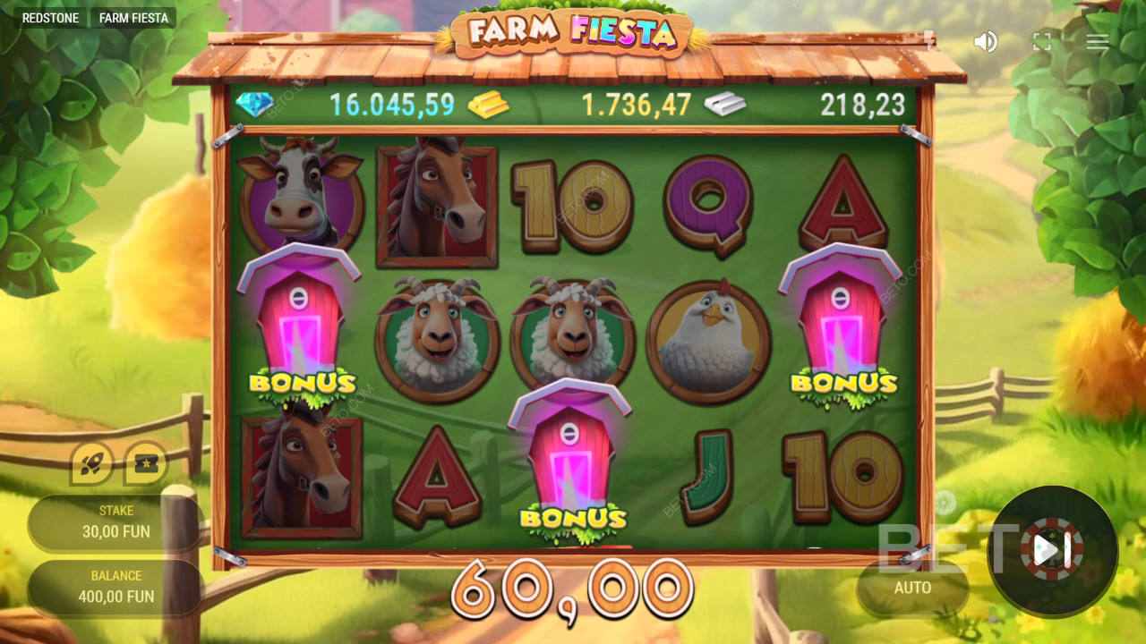Farm Fiesta felülvizsgálata BETO Slots által