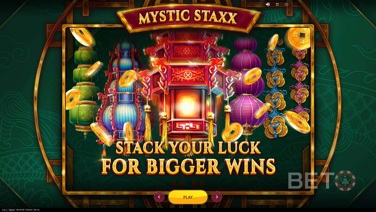 Élvezze a bővülő stackeket és nyerje meg tétje akár 2000-szeresét a Mystic Staxx játékban.