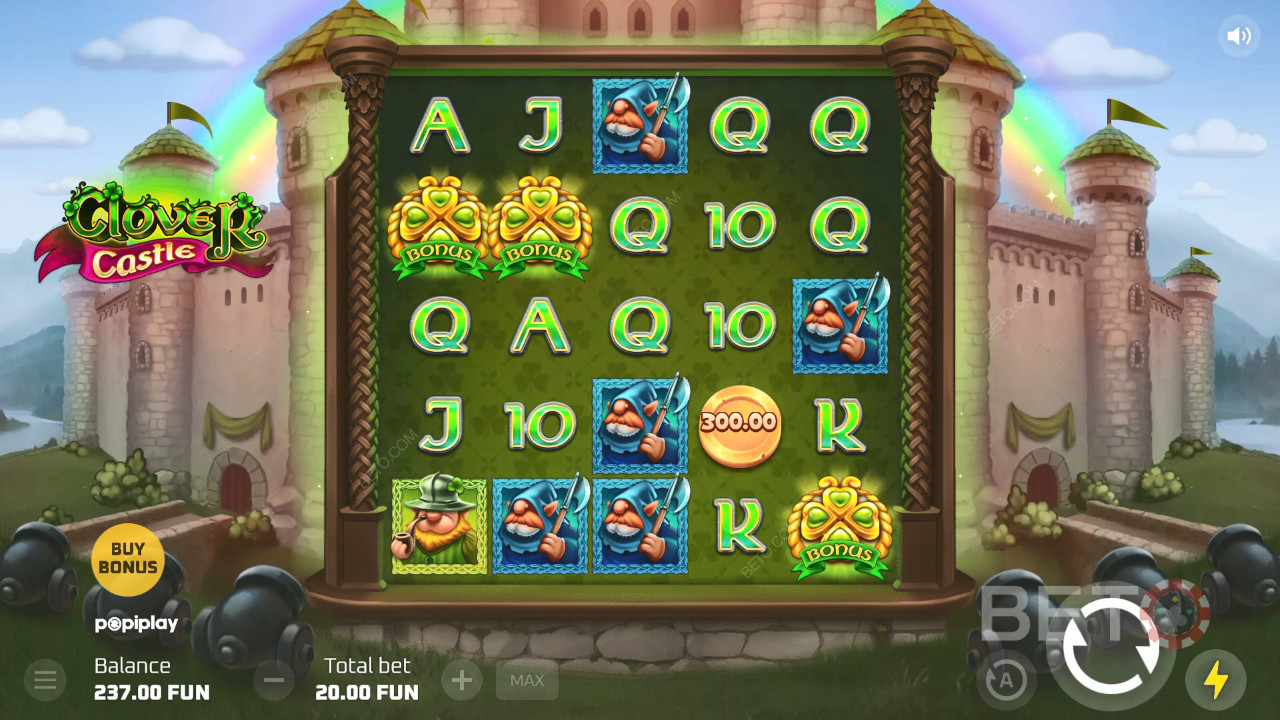 Clover Castle felülvizsgálata a BETO Slots által