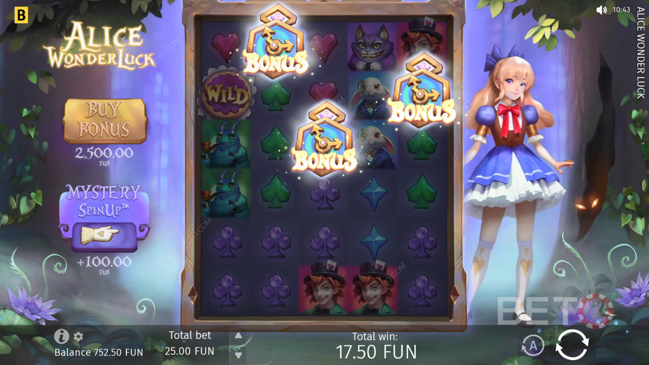 Alice WonderLuck felülvizsgálata a BETO Slots által