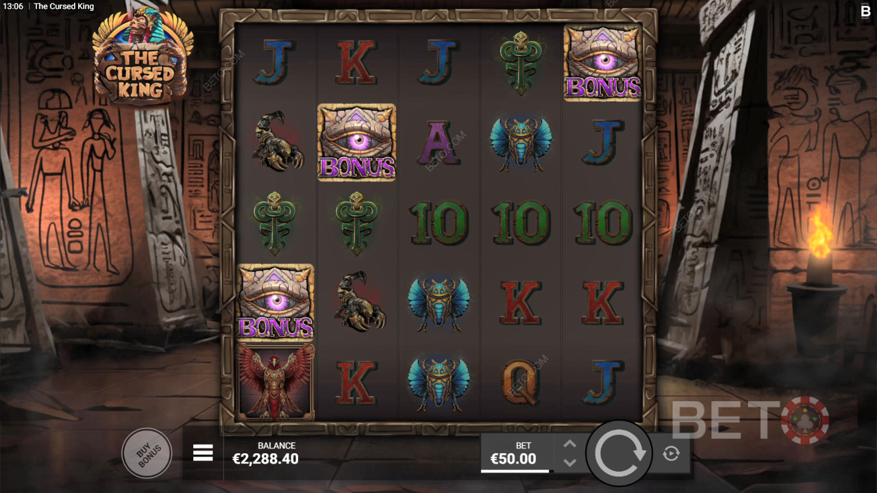 Az elátkozott király felülvizsgálata BETO Slots által