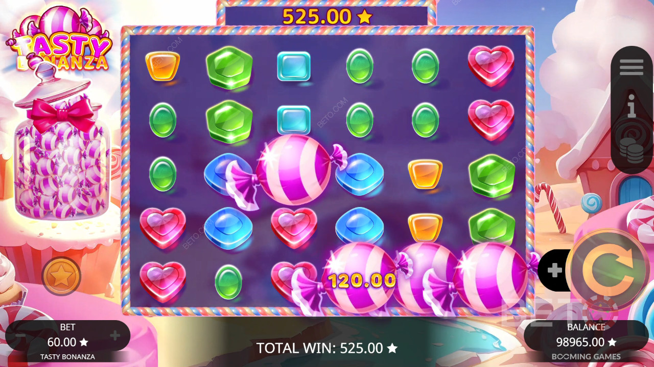 Tasty Bonanza felülvizsgálata BETO Slots által