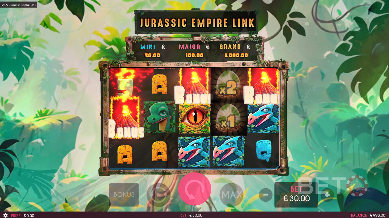 Jurassic Empire Link felülvizsgálat BETO Slots által