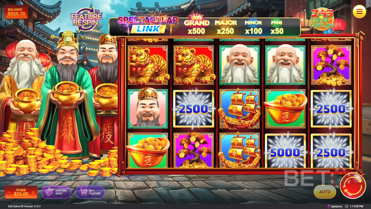 243 Coins of Fortune felülvizsgálata BETO Slots által