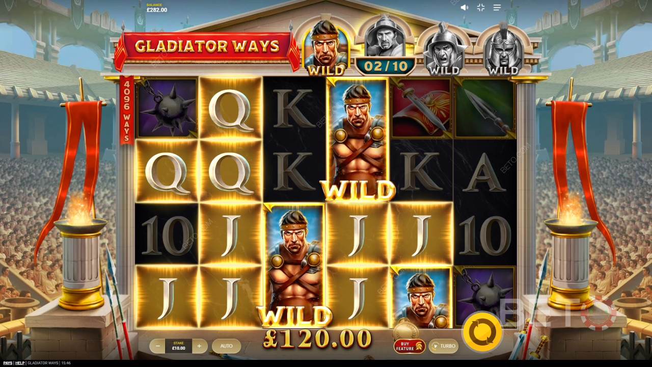 Gladiator Ways felülvizsgálata BETO Slots által