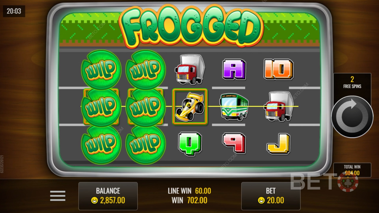 Frogged felülvizsgálata BETO Slots által