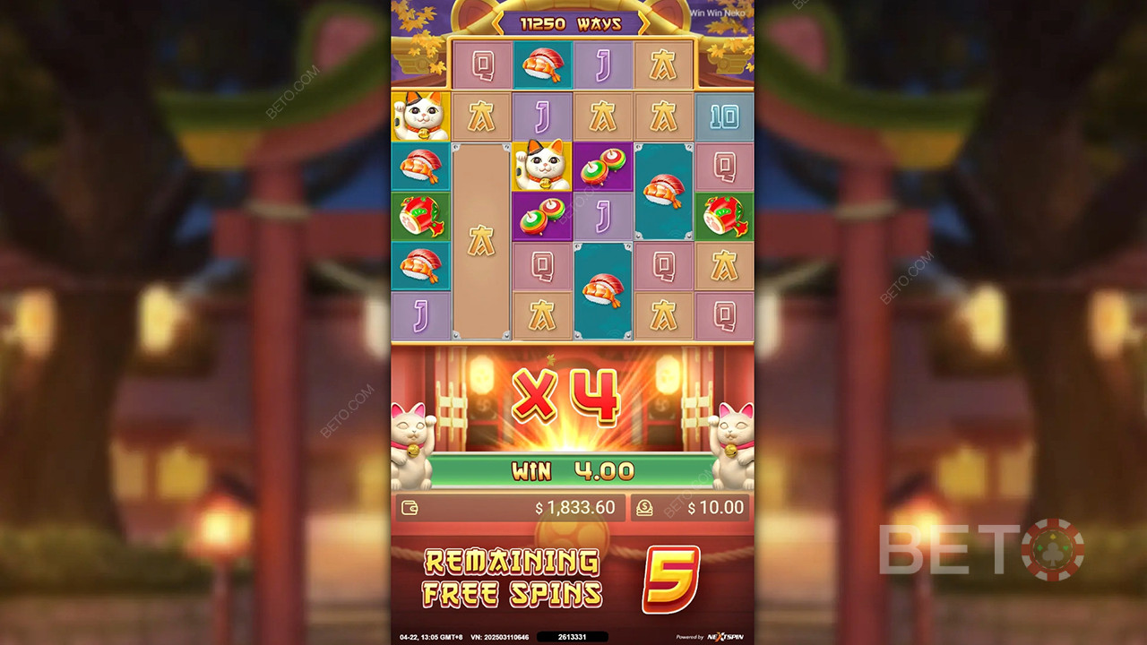 Hogyan kell játszani a Nextspin Win Win Neko játékát?