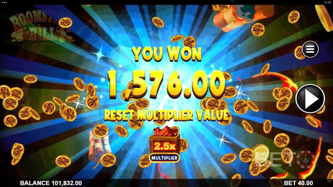 Nyerj 5,000-szeres tétet a Boomstick Bill nyerőgépen!