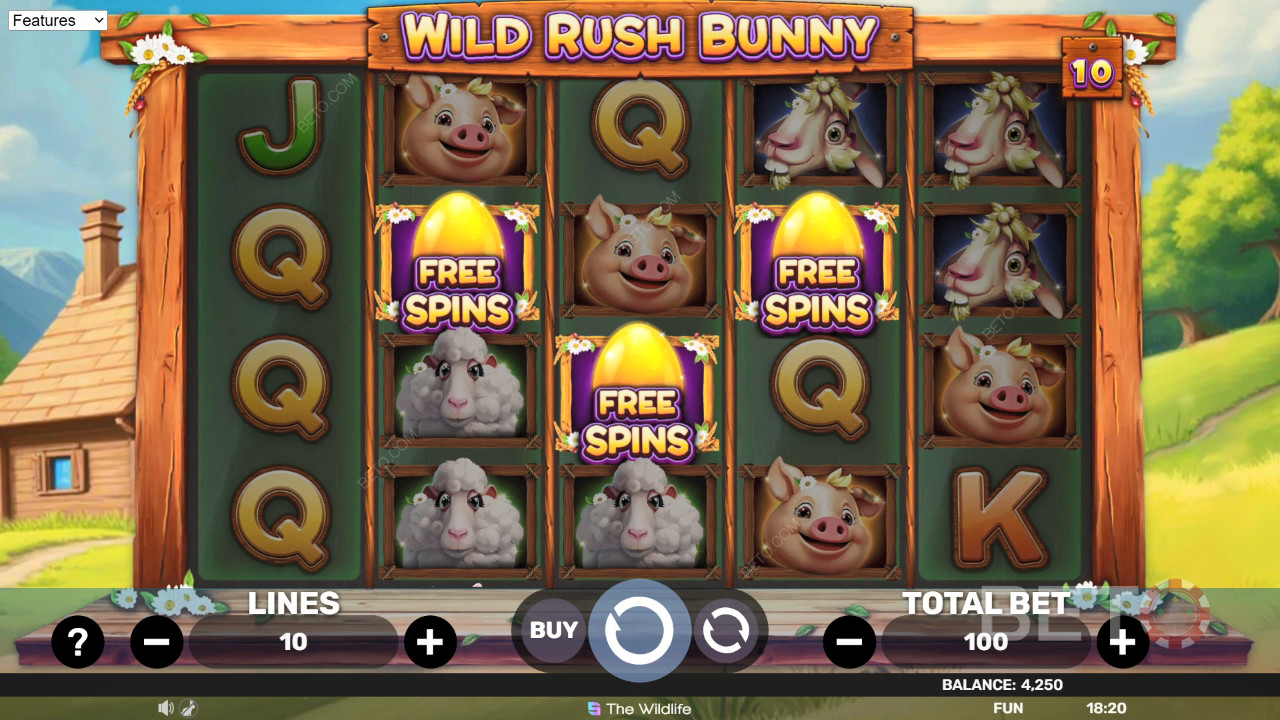 Wild Rush Bunny felülvizsgálata BETO Slots által