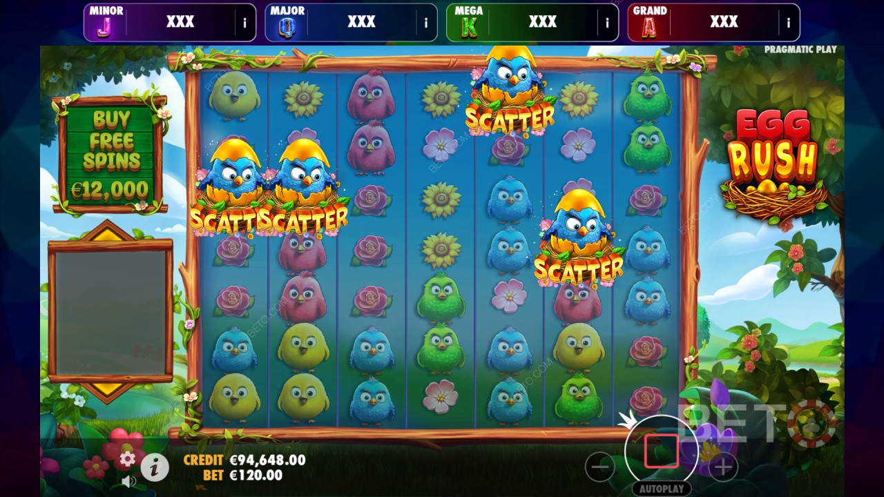 Egg Rush felülvizsgálata BETO Slots által