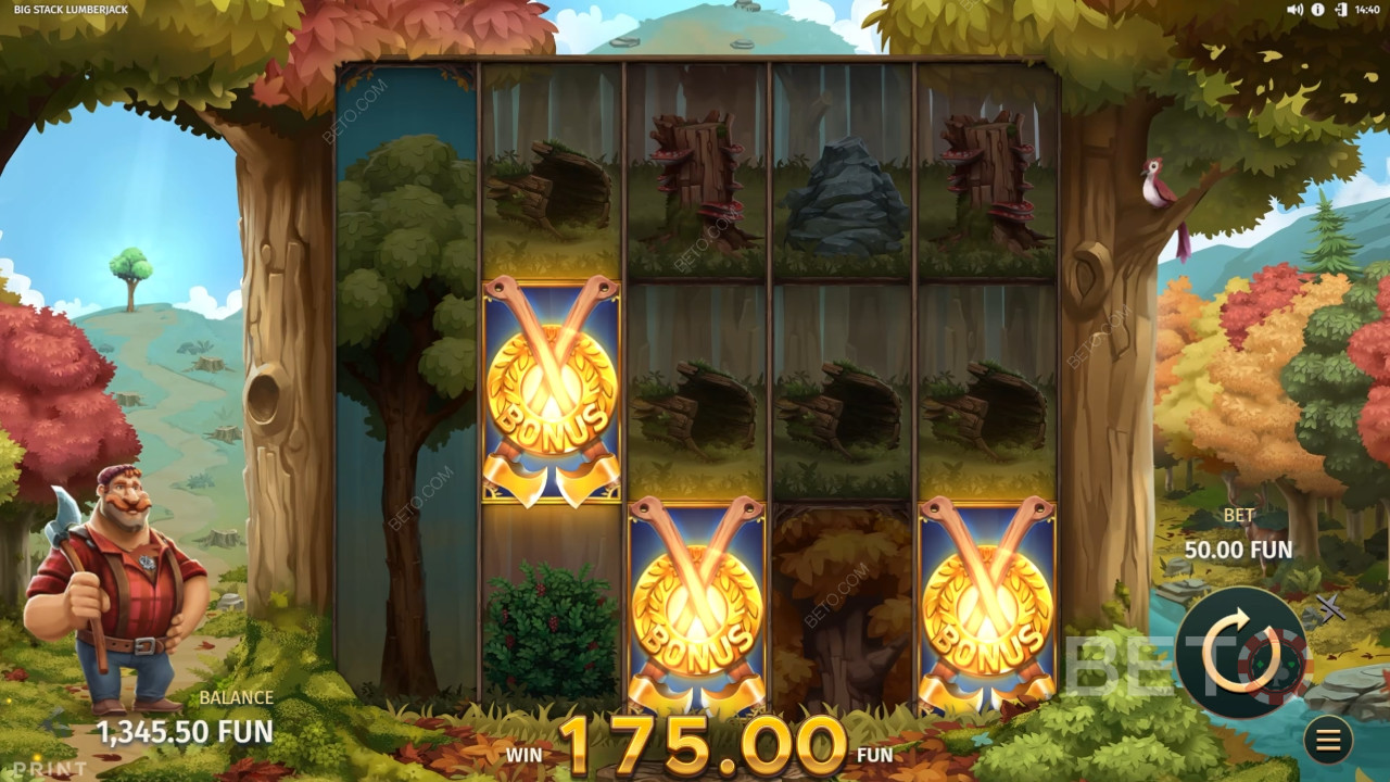 Big Stack Lumberjack felülvizsgálata BETO Slots által