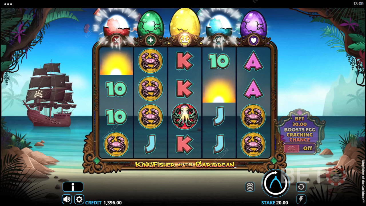 Kingfisher of the Caribbean felülvizsgálata a BETO Slots által