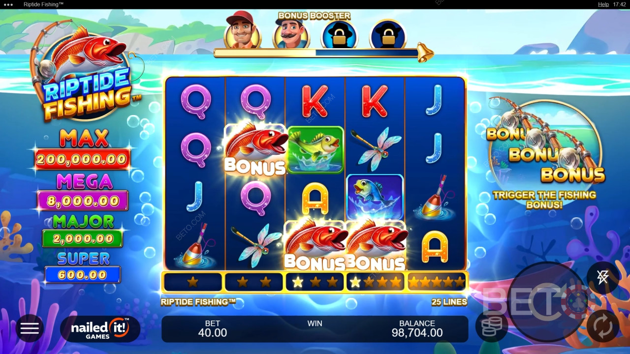 Riptide Fishing felülvizsgálata BETO Slots által