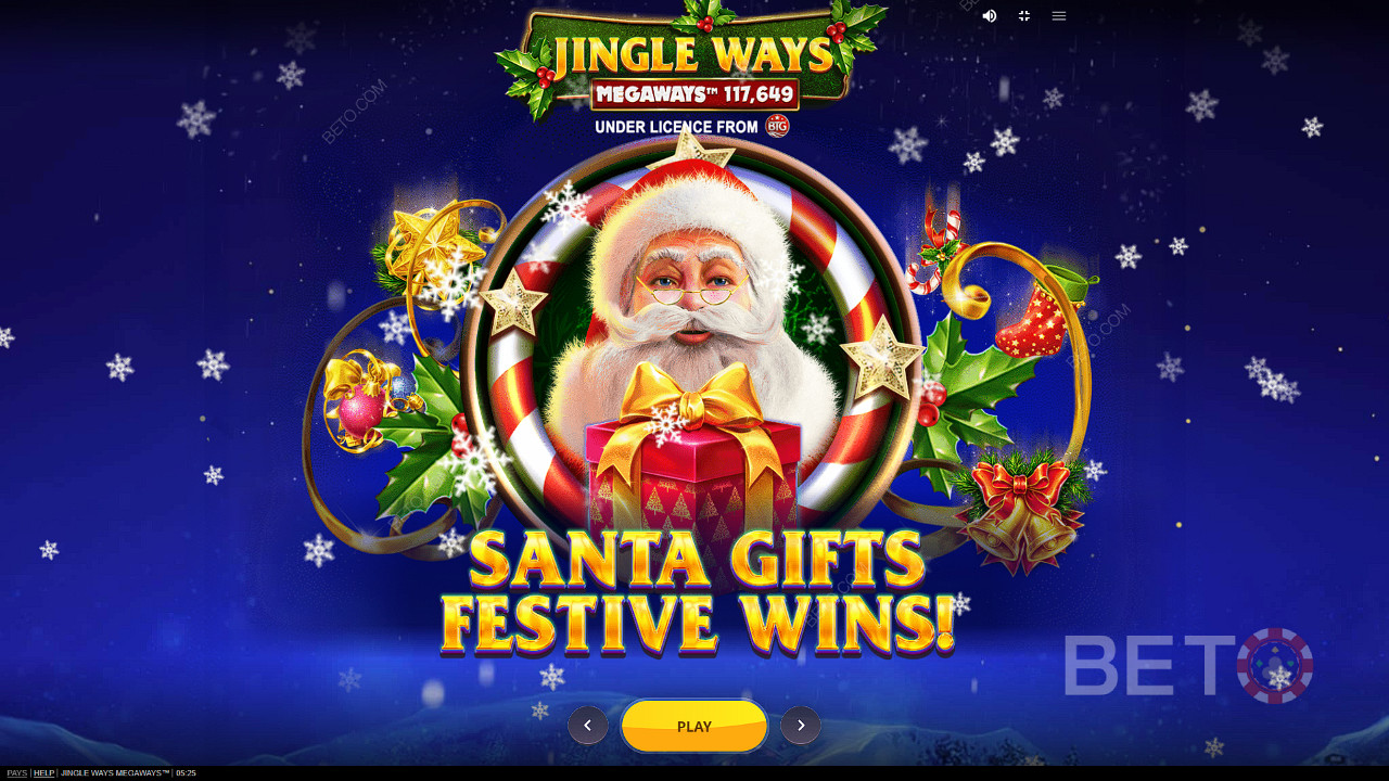 Érezd magad a karácsonyi hangulatban, élvezd a karácsonyt és kapj ajándékokat a Jingle Way Megaways nyerőgépen!