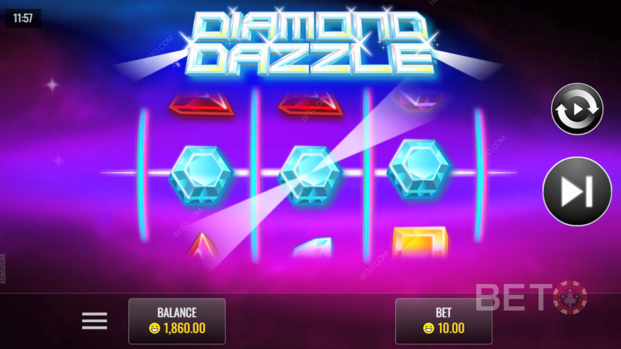 Diamond Dazzle felülvizsgálata a BETO Slots által