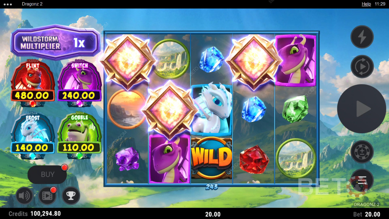 Dragonz 2 felülvizsgálata a BETO Slots által